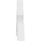 Ekena Millwork Vanguard Architectural Grade PVC Gable Bracket, 84"W x 24 1/2"H x 4"D x 6"F, 7/12 Pitch GBP084X25X0406VAN00 - alternate 2